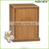 Bamboo Eco Friendly Cremation Urn Ashes Urn Homex BSCI/Factory