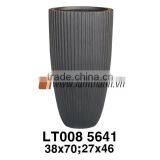 Southern Vietnam Manufacturer Classic Home Decor Round Poly Stone Pot thumbnail-1