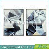 60X80CM Geometrical Abstract Group Painting thumbnail-1