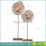 Natural Solid Wooden Shadow Box With Agate Stone thumbnail-2