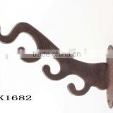 cast iron hook and bracket