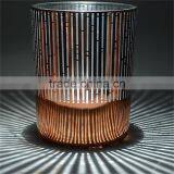 Black Glass Candle Jar With Wooden Lid thumbnail-5