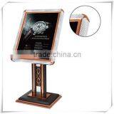 Hotel Lobby Sign Stand/ Eye Catching Advertising Sample Sign Board/ Poster Frames/ Freestainding Magazine Stand/ Banners P-78 thumbnail-1