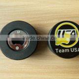 Rubber Hockey Puck With Bottle Opener thumbnail-1