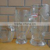 Different Size Football Cup Beer Cup Glass Mug With Handle thumbnail-1