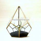 Gold Wedding Crystal Garden Glass Geometric Terrarium thumbnail-4