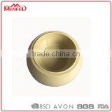 FDA Certificate Custom Logo Accepted Classic Design Plastic Solid Bone Color Round Melamine Pet Bowl thumbnail-1