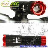 Bicycle Dazzle Colour Rotating Zoom Q5 Strong Light Flashlight thumbnail-1