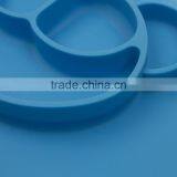 2017 Factory New Design One Piece Food Grade Non Slip Baby Silicone Placemat for Kids thumbnail-3