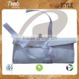 Jewelery Folder With Polysilk Ribbon Closure - Made From PU - Three Fold Design thumbnail-3