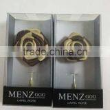 Man Fashion Haberdashery Flower Pins With Box thumbnail-1