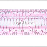 Kearing Brand Straight Sandwich Line Flexible 5*50cm Plastic Garment Ruler for Fashion Design#8001 thumbnail-4