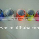 Promotional Reflective Plastic Slap Wrap/armband/snap Band thumbnail-1