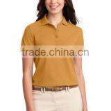 2016 Latest High Quality Solid Slim Multiple Colour Woman's Polo T-Shirt thumbnail-2