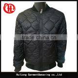 Custom Fashion Men Quilted Bomber Jacket With Padding thumbnail-3