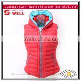 New Style Winter 100% Polyester Custom Brand Windproof Women Vest thumbnail-1