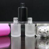 10 ml Nail Polish Bottles, Round Shape High Quality Glass Nail Polish Bottles With Cap and Brush India thumbnail-5