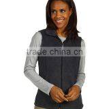 Women Sportwear Comfortable Spring Vest Sleeveless Fleece Sweatshirt With Full Zip thumbnail-1
