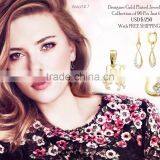 Combo Jewelry For USD $ 250 With Free Shipping Consist Of Designer Mixed Gold Plated Collection of 30 Unique Designs thumbnail-1