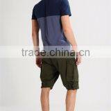 MGOO Hot Sale Plain Dry Fit Polo Shirt Color Block Men Pocket Fitness Polo T Shirt thumbnail-2