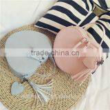 2017 Hand Bag Cosmetic Bag Pink Blue Love Design Shoulder Long Strip Bag for Girls thumbnail-2