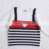 Baby Girls Stripe Knitted Pullover Sweater thumbnail-3