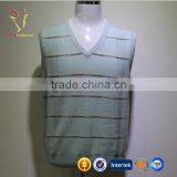 Mens V Neck Sweater Vest Wholesale Knitting Pattern For Men thumbnail-3