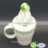 Custom Pom-Pom Knit Hat Decoration Mini Hat Funny Knit Winter Hats thumbnail-4