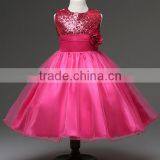 2016 Super Hot Wholesale Flower Girl Dress Girl Wedding Dress Party Flower Dress for Girls thumbnail-6