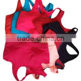 custom made ladies latest design gym sports track bras