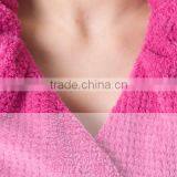 100% Polyester Women Night Casual Fleece Bathrobe for Women thumbnail-3