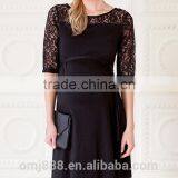 Maternity Wear Women Black Lace Swing Dress thumbnail-1