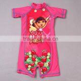 2016 Fashion Girl Swimwear One Piece Bathing Suits Girls And Stawberry Hot Pink Children Swimwear Kids Swimming Suit SR40417-13 thumbnail-1