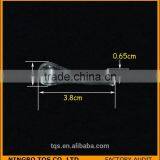 U-shape Without Teeth Garment Accessory Transparent Plastic Clips for Packing thumbnail-2