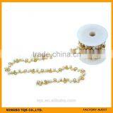 New Pearl&Rhinestone Cup Chain for Dresses, Bags, Shoeses Decoration thumbnail-1