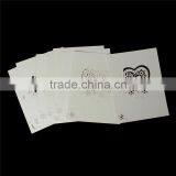 Paper Wedding Party Name Place Cards Heart Hollow Off-white thumbnail-3