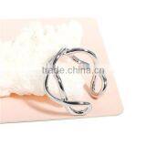 Copper Open Rings Silver Tone Hollow Marquise thumbnail-2