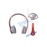 ON-EAR High Definition Collapsible Stereophone and Microphone With Controll Talk (Red) thumbnail-1
