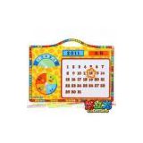 Colorful Calendar Hanging Board Jigsaw Decoration Early Childhood Educational Toys
