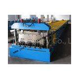 22kw Hydraulic Floor Deck Roll Forming Machine For Colored / Galvanized Steel Sheets