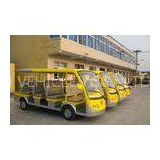 Eleven Passengers 4.2 KW Transit Buddy Line of Electric Shuttle Bus / Sightseeing Bus