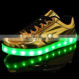 Melbourne Shuffle Ghost Step Dance Pink Micro PU Leather Luminous LED Shoes Sneakers Men Women Footwear thumbnail-2