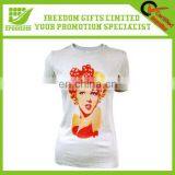 Fashional Slim Ladies T-shirts With Printing