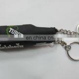 Custom Black Color Soft Rubber Pvc Keychains With Bottle Shape thumbnail-2