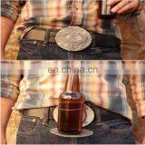 2017 Hot Sale Good Quality Custom Logo Western Belt Buckle With Bottle Holder thumbnail-1