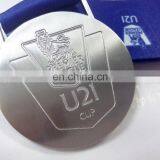 Matte Silver Zinc Alloy Casting Medal Customized Premiere League Medal Commemorative Madal thumbnail-2