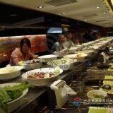 Buffet Equipment Customized Automatic Hot Pot Rotary Sushi Conveyor Belt System for Restaurant