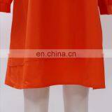 LAITE D2148 Plus Size Women Solid Color Casual Dress Ladies Comfortable Cotton Autumn Mini Dress thumbnail-5