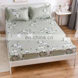 Wholesale Luxury Queen King Size Aole Cotton Bedspread Bedding 3d Flower Fitted Bedsheet Set Mattress Protector Cover thumbnail-2