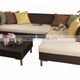 Hand Woven Synthetic Rattan Living Corner Sofa